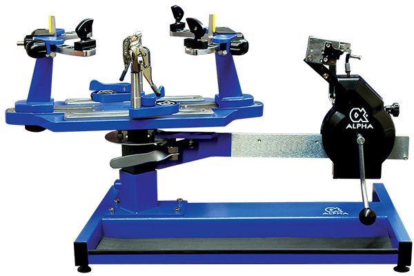alpha axis pro tennis stringing machine